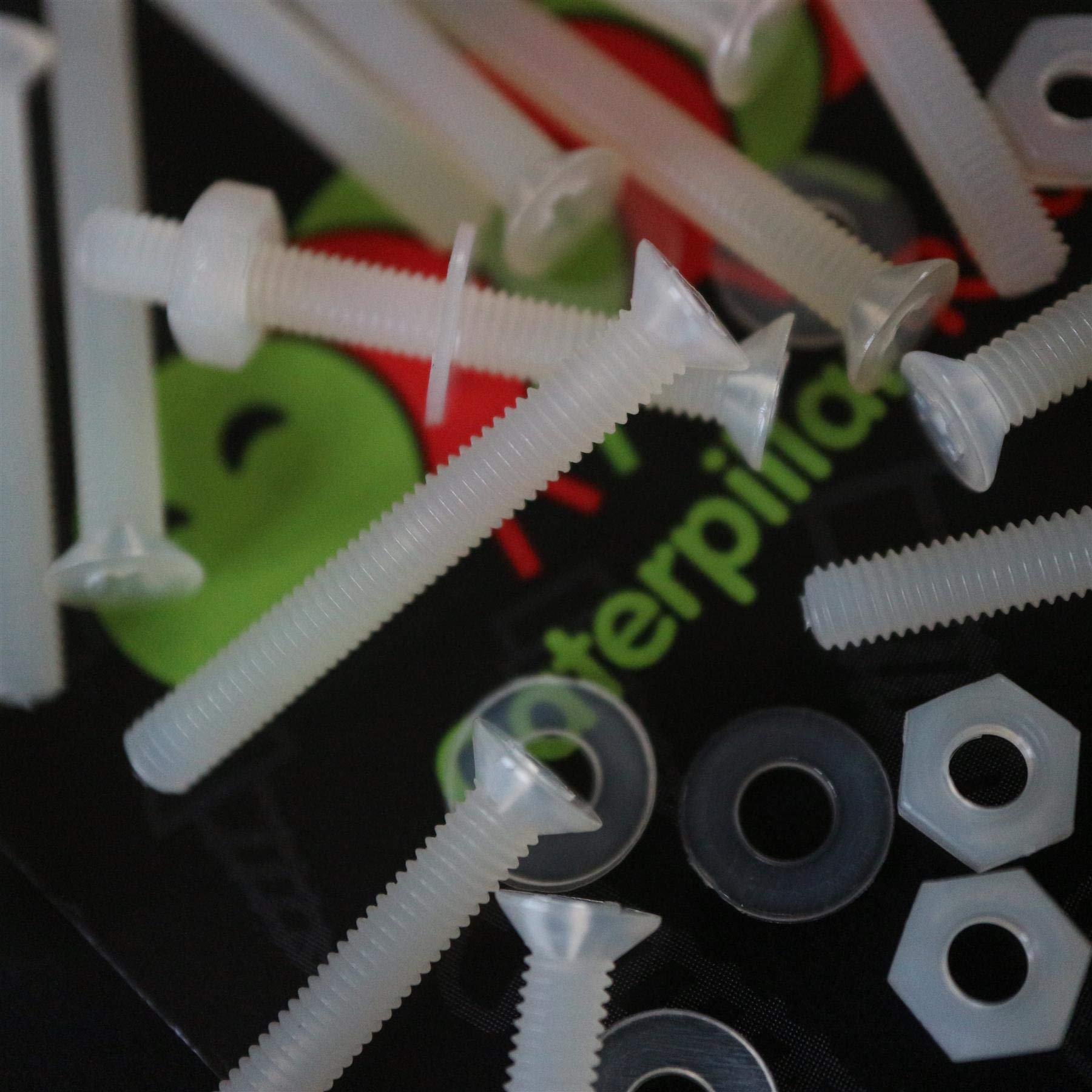 12 Viti A Testa Svasata In Nylon M3x20 Mm - Poliammide PA6.6, Isolanti E Leggere - Foto 4