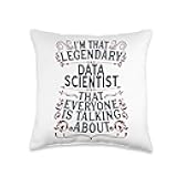 Data Analyst Data Science - Legendary Data Scientist Throw Pillow