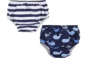 Hudson Baby Boy Unisex Swim Diaper Whales For 18-24 Months