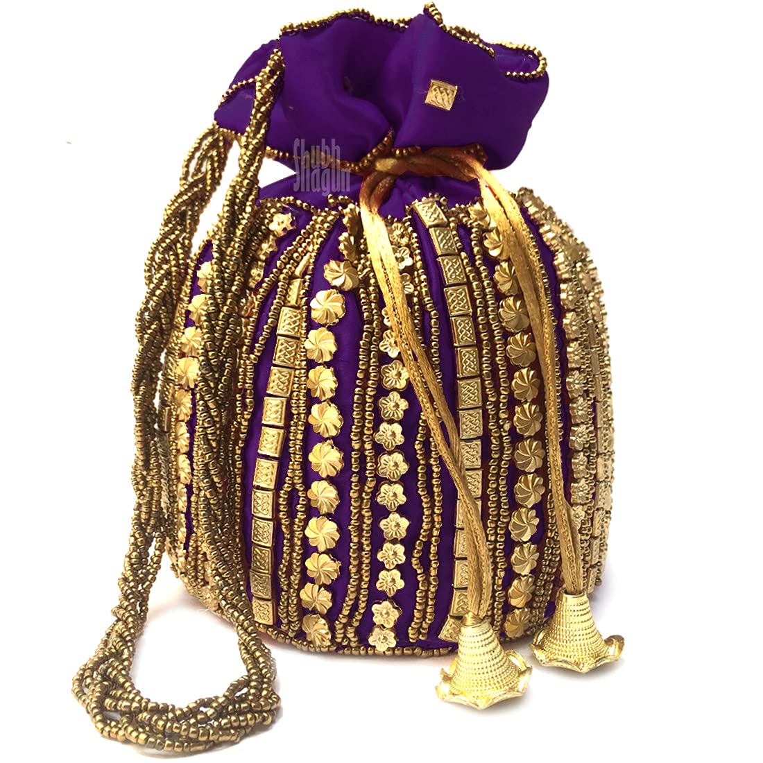 Shubh Shagun Womens Potli (HANDMADE-BEAD-POTLI_Purple) (B07YN3F3PC) Amazon Price History, Amazon Price Tracker