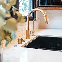 Vista 28 de 2.5" Long Single Outlet On/Off (Black) Air Switch Garbage Disposal Push Button with Cord, Kitchen Sink Top Switch, Garbage Disposal Kit for Waste