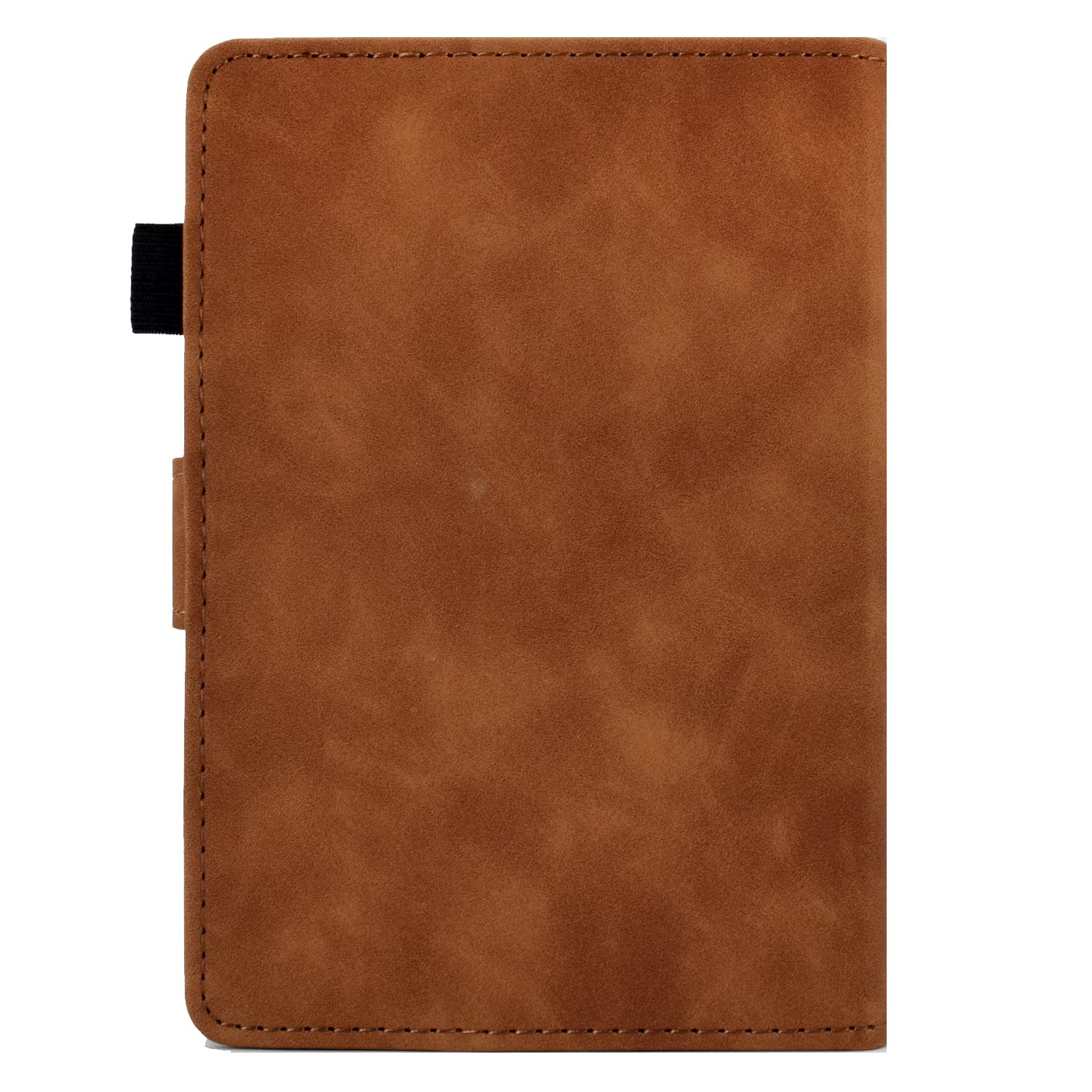 Étui portefeuille magnétique en cuir synthétique compatible avec tablette PC Kindle Paperwhite 4/3/2/1 (marron)