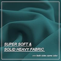 Vista 20 de Cortina plisada de 96 pulgadas de largo, con aislamiento térmico para oscurecer la habitación, cortina plisada con ganchos y alzapaños para sala