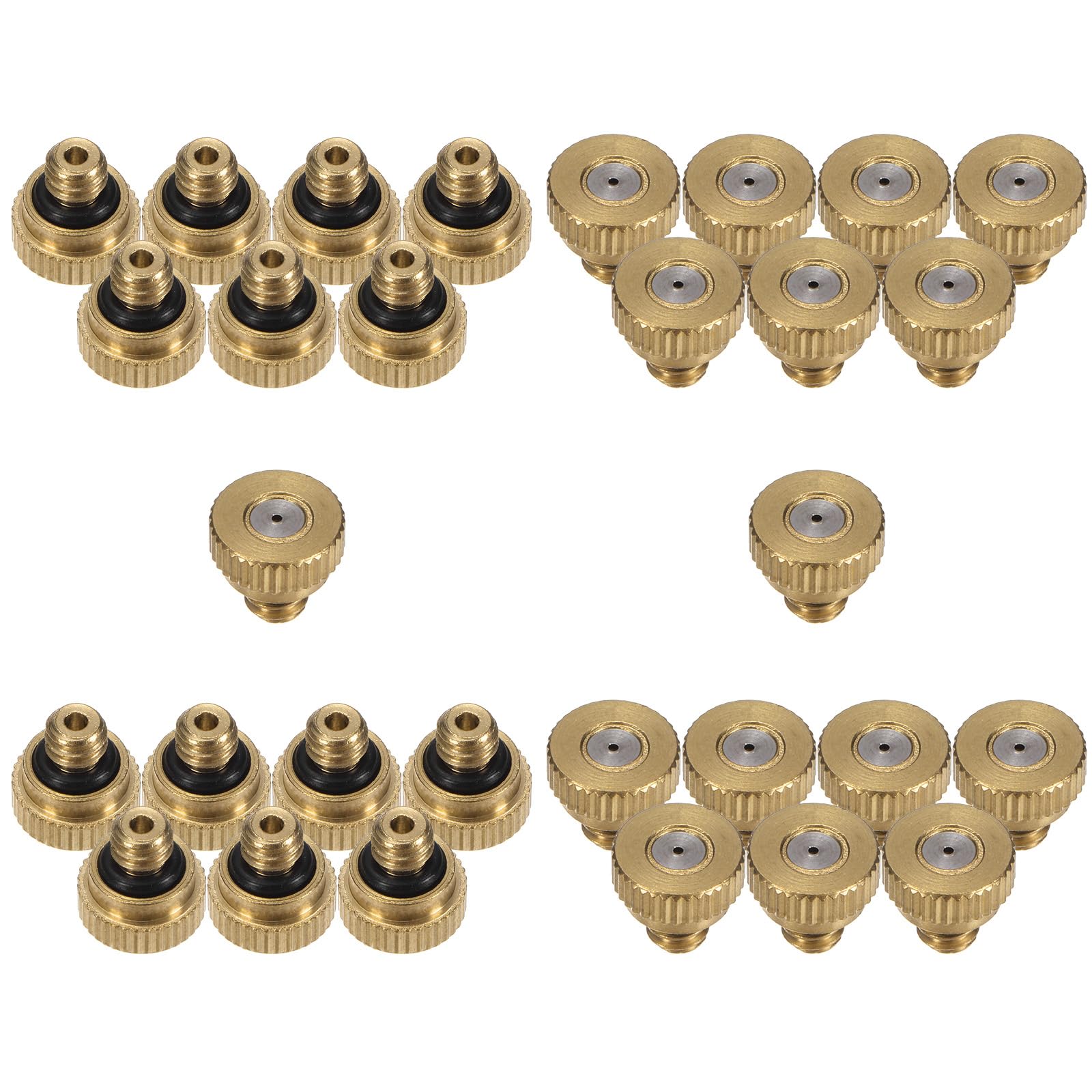 M METERXITY 30-Pack Brass Misting Nozzle
