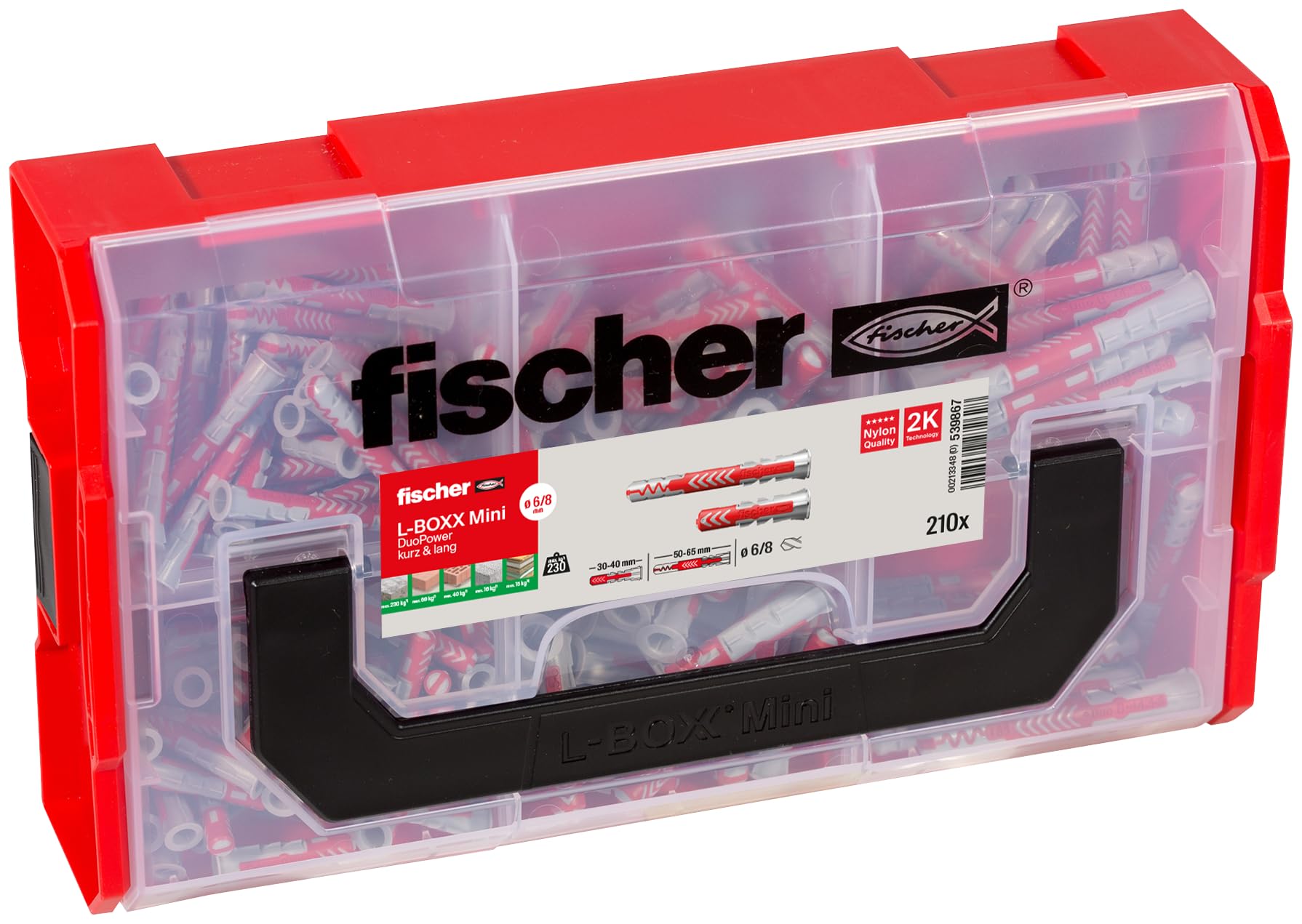 Fischer Fixtainer Duoline - Caja de herramientas, 539867