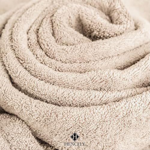 Miniatura 2 de Hencely Juego de 2 toallas de mano de lujo (16 x 28 pulgadas), algodón turco suave, absorbente, de secado rápido, para cara, cuerpo, cocina y baño