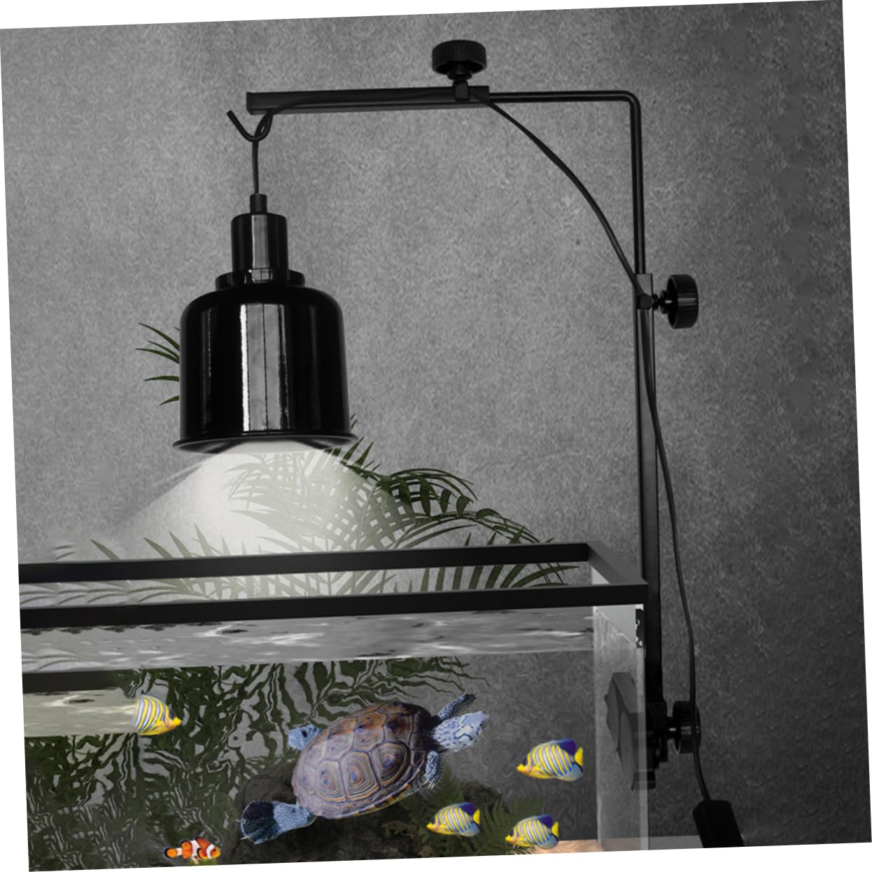 TOYANDONA Supporto Per Lampada Da Esterno Per Tartarughe Staffa in Per Da Acquario Supporto Per Lampada Termica Per Rettili Staffa Montaggio Regolabile Per Luce Per Acquario