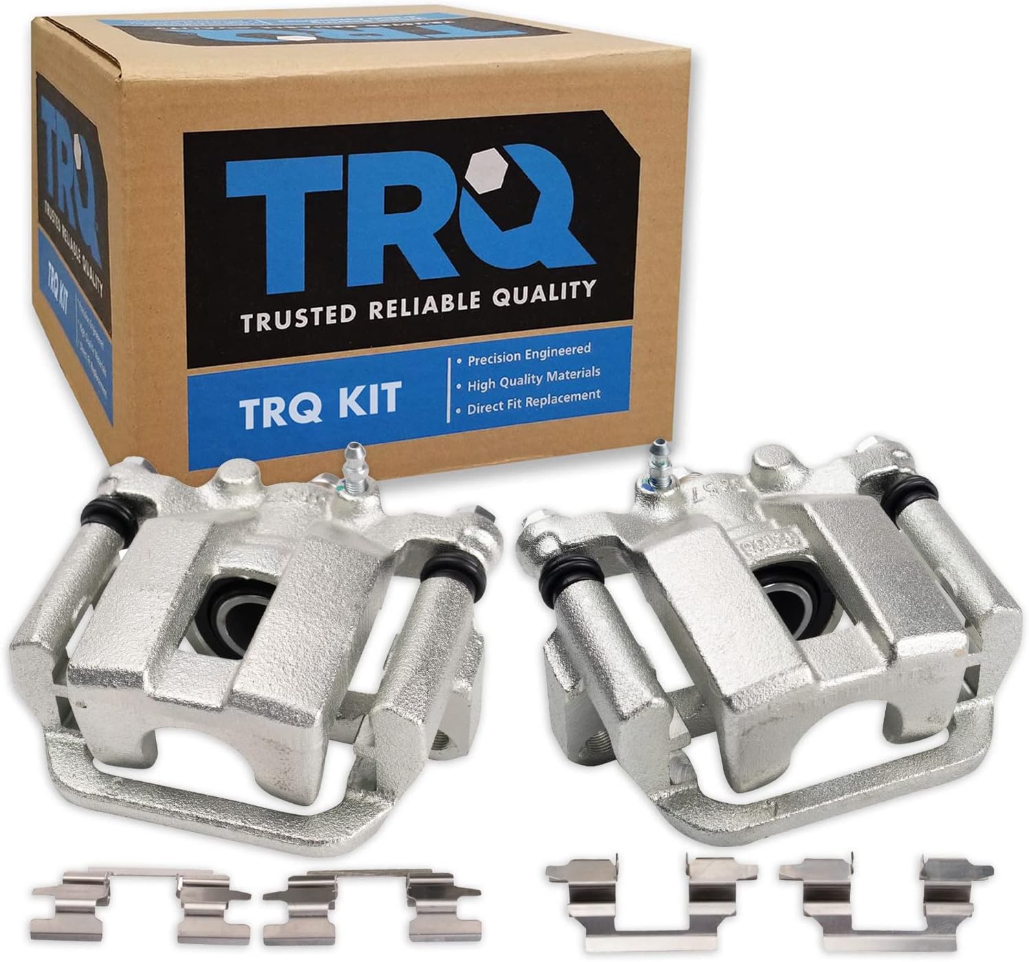 TRQ Rear Brake Caliper Set for Nissan LEAF/Rogue (2013-2022)