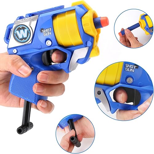 Miniatura 4 de Paquete de 4 mini juguetes de espuma para disparar dardos para fiestas para niños adolescentes adultos