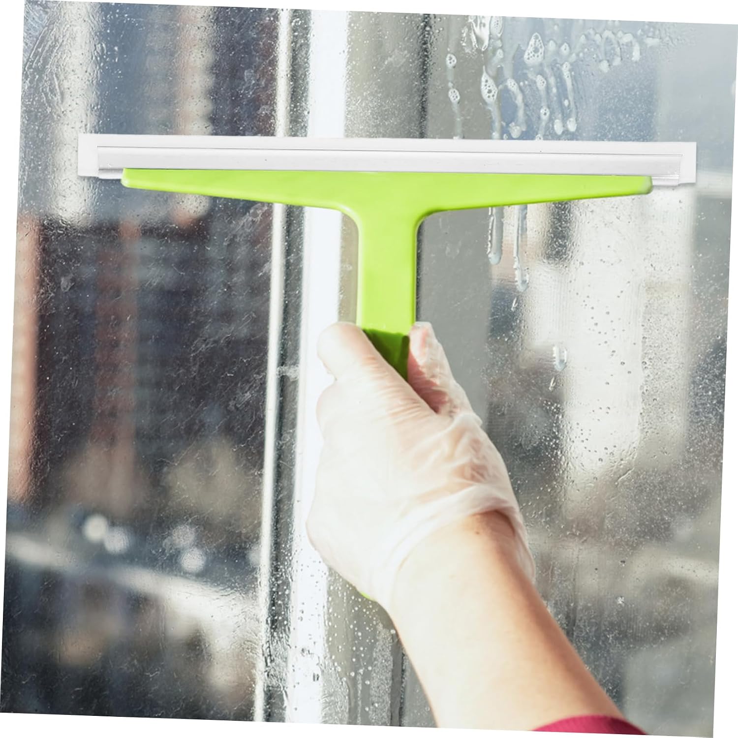 PRETYZOOM 6pcs Replacement Rubber Blades for Squeegee Silicone Window Cleaner Blades Effortless Installation for Glass Shower Doors Mirrors Easy Maintenance Tool for Home Cleaning