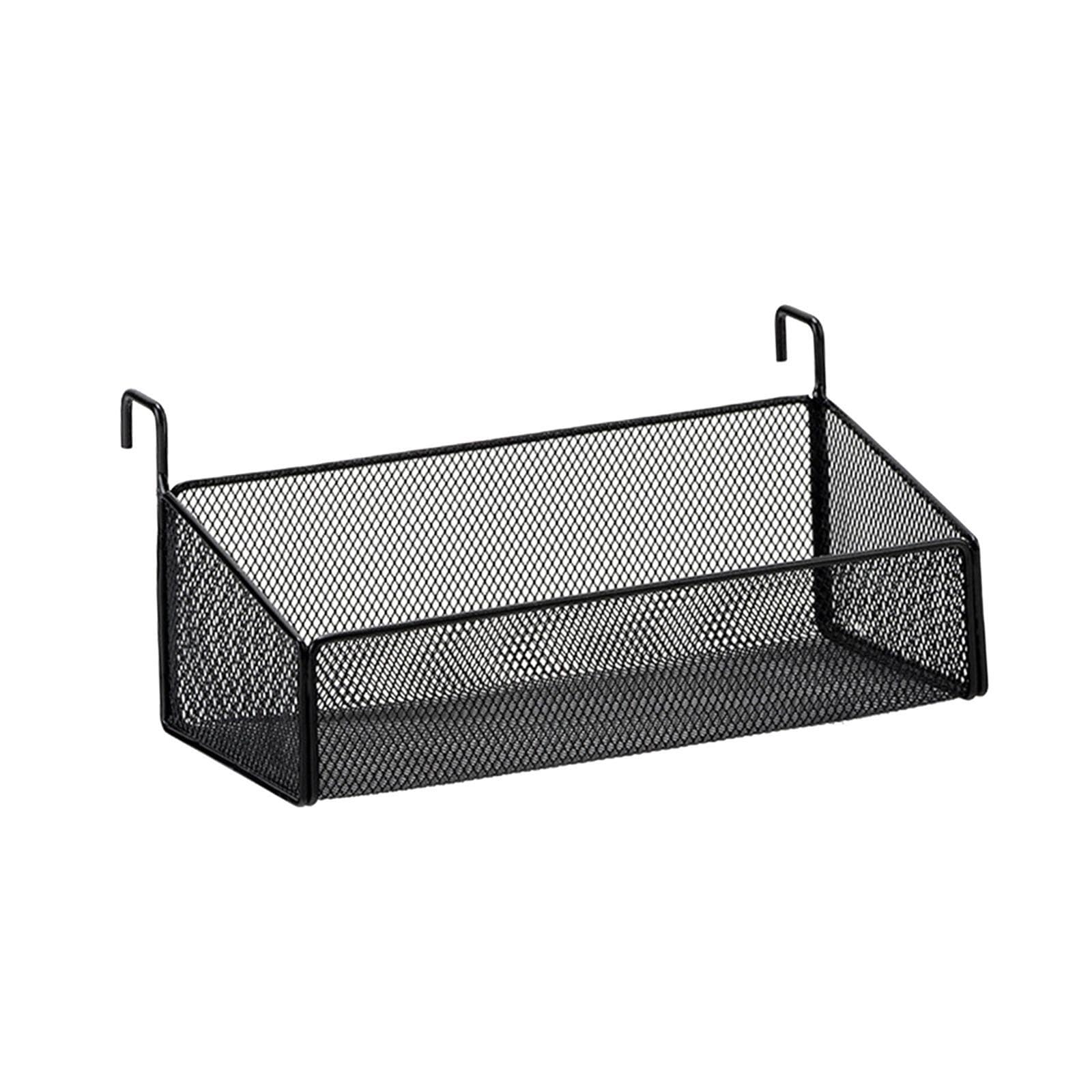 PUXZYAX Multipurpose Hanging Storage Basket Bunk Bed Office Cubical Helps Order To Chaotic Spaces Bedside Shelf Hanging Storage Basket Is Solution To Bedroom , black , S