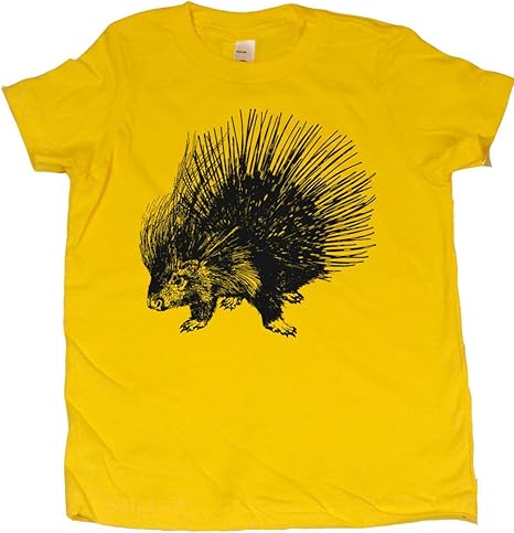 Amazon Co Jp Pricklyヤマアラシ動物幼児服男の子または女の子tシャツ かわいい赤ちゃんギフト Us サイズ S カラー イエロー 服 ファッション小物