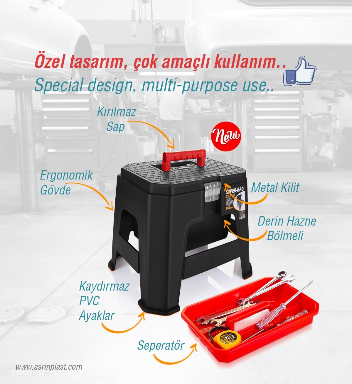 Süper Bag Tabure Takım Çantası