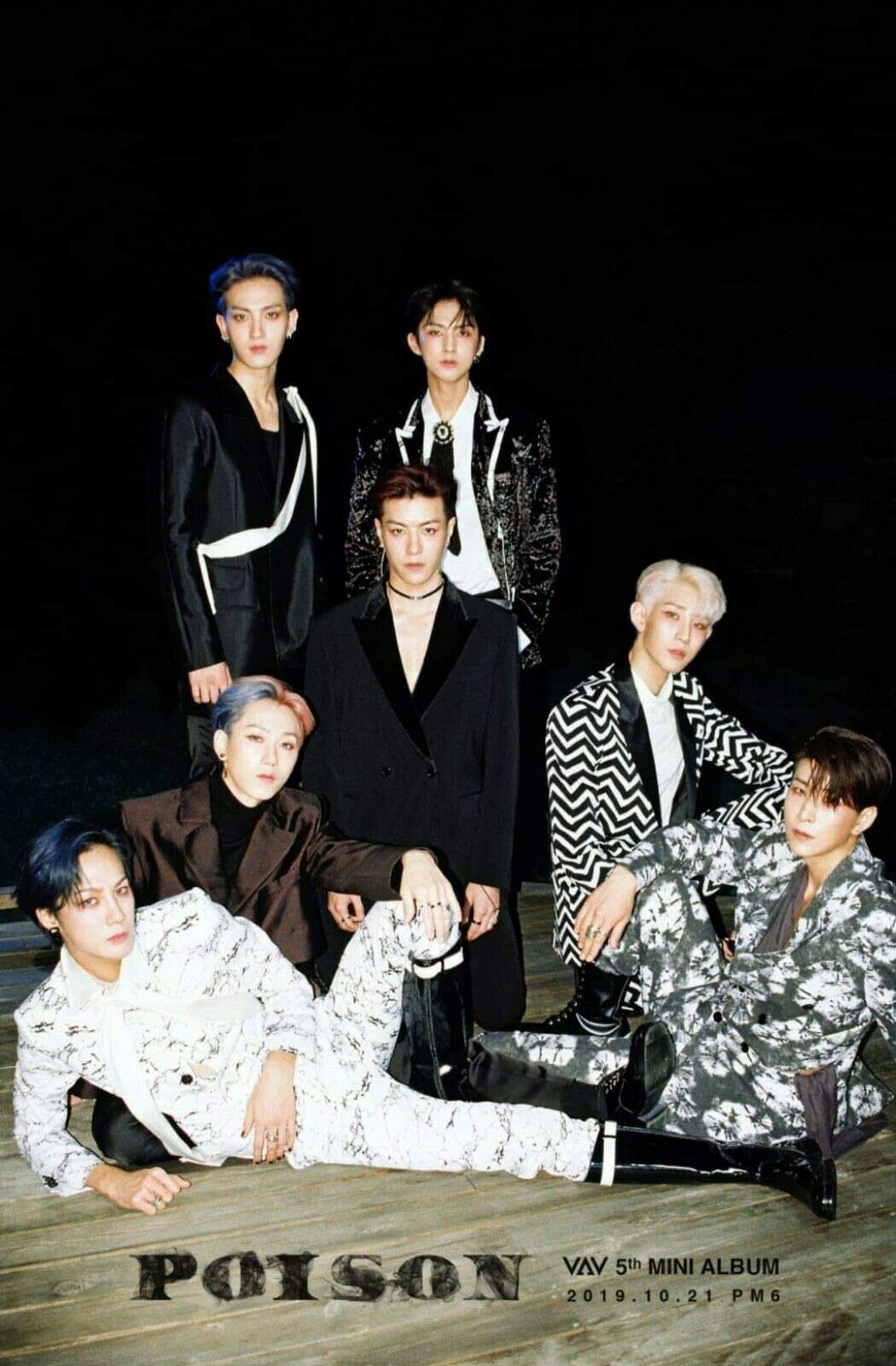 Amazon.com: VAV 'Poison' 5th Mini Album CD+Folding Poster/On+88p