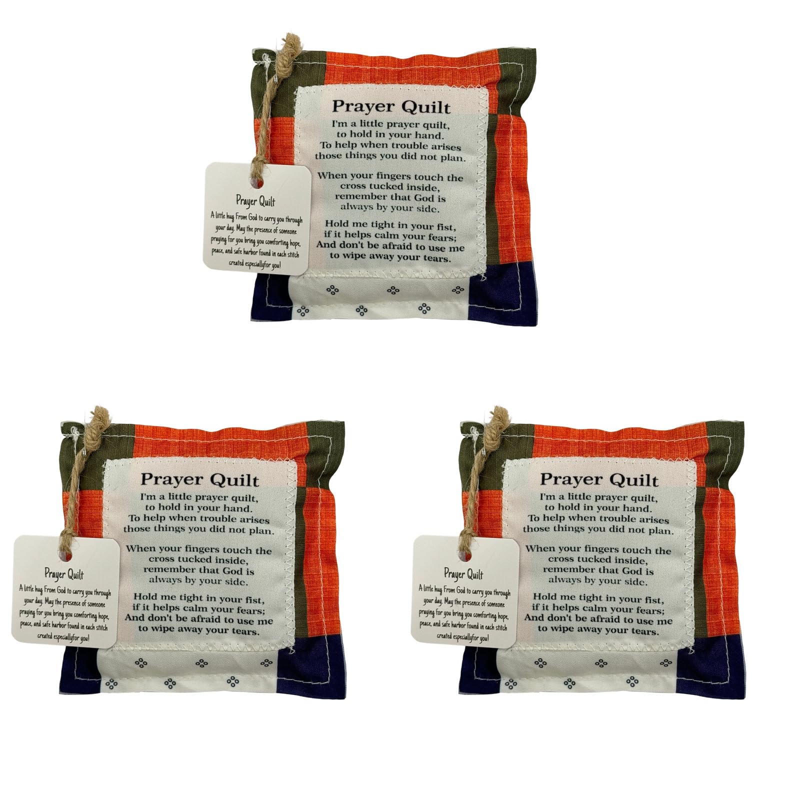 hogtnd Durable Fabric Prayer Bags with Uplifting Messages for Home, Worship, and Religious Bags to Promote Inner Peace