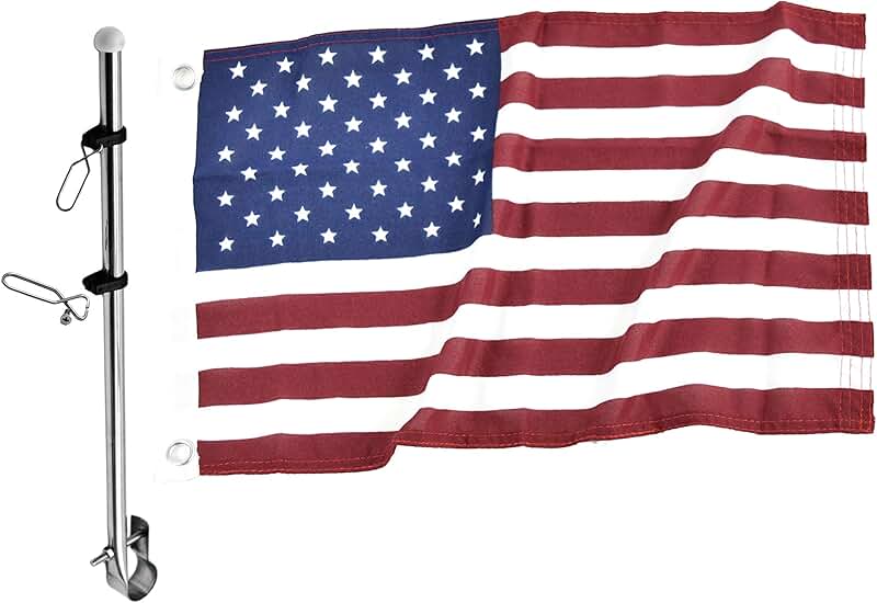 pontoon boat flag pole kit