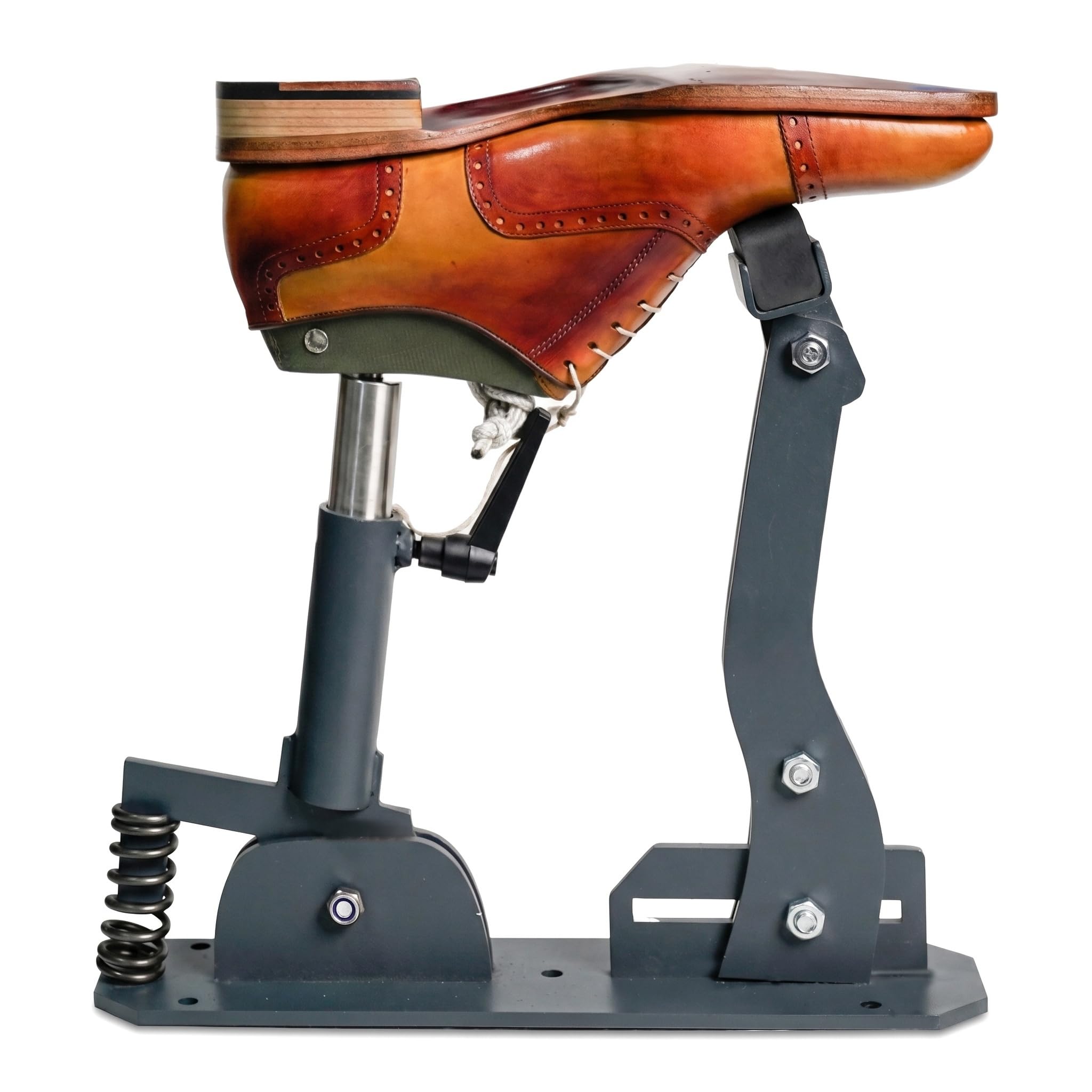 Soporte para Coser Zapatos De Zapatero Sin Base, Bastidor Manual para Coser Zapatos, Soporta Tallas Máximas De Calzado De 35 A 49, Ajuste Vertical con Varilla De Acero Inoxidable