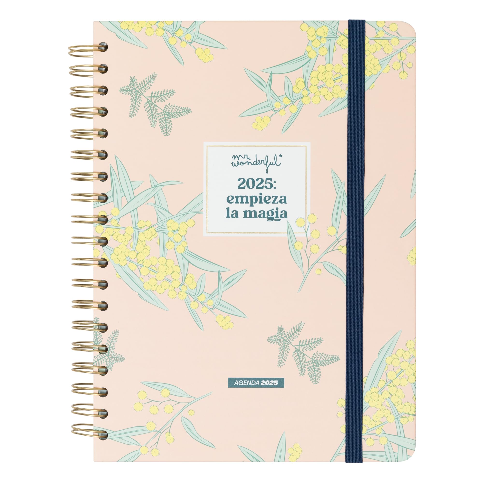 Mr. Wonderful - Office 2025 Extra Large Weekly Planner - Start the Magic - Includes 8 Sheets of Stickers and Sticky Notes with Shapes