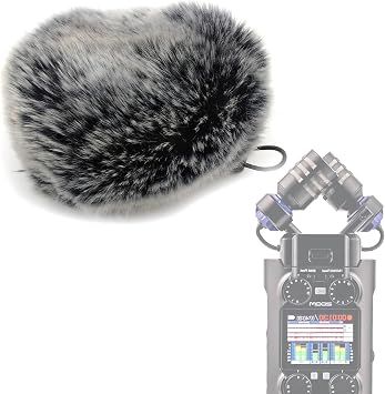 Furry Windscreen for Zoom H5 H5Studio H2Essential H2 Essential Deadcat | H5 Studio Handy Recorder Windshield, Microphone Accessory,