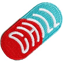 These Are Things Chill Pill Embroidered Iron On or Sew On Patch