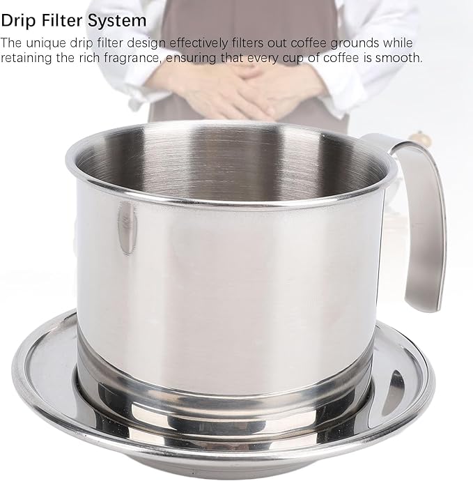 Cafetera de Goteo Portátil con Filtro Permanente y Capacidad 200 ml miniatura 7