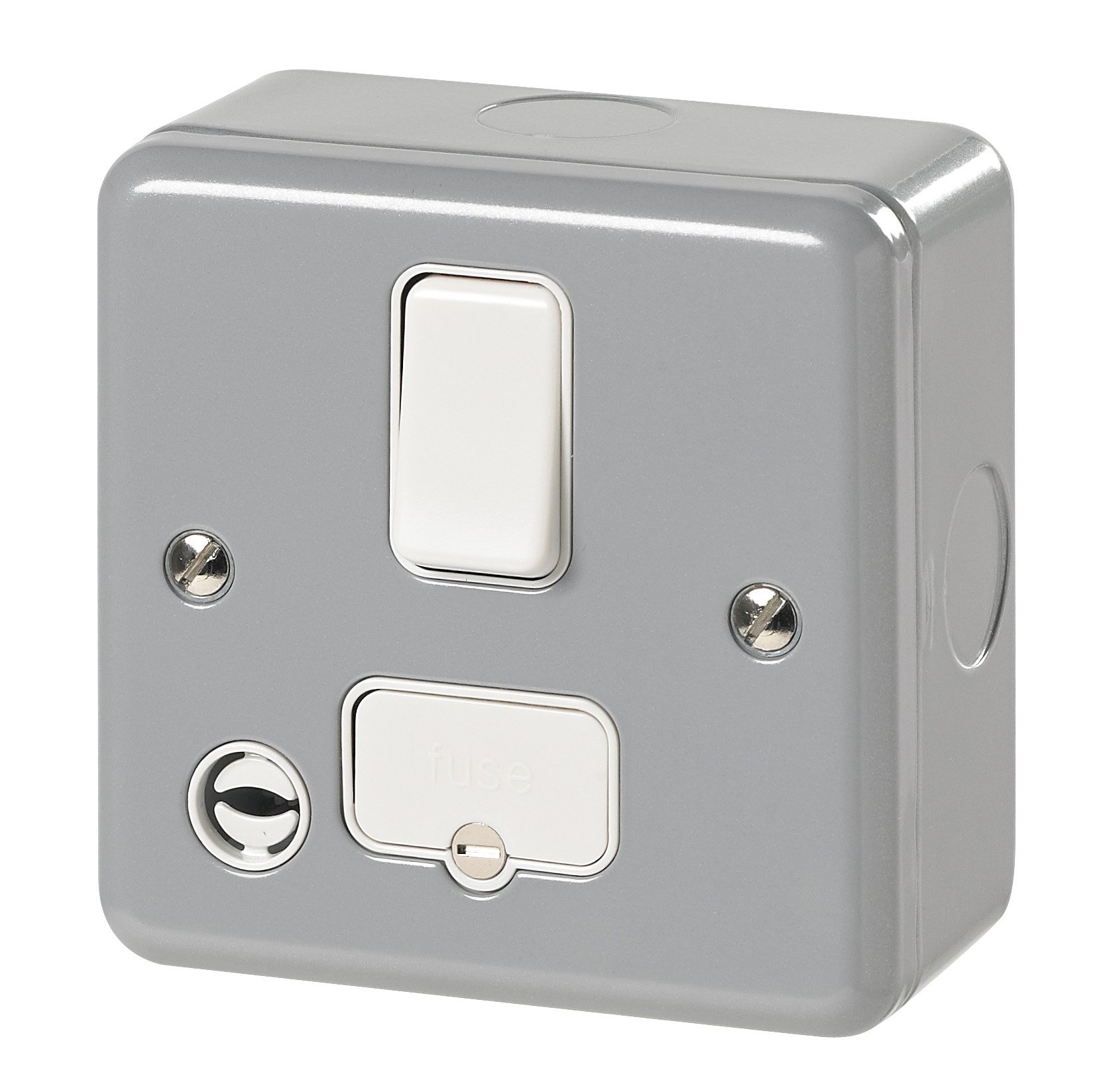 Mk Metalclad Plus K0932 Alm 13A Double Pole Switched Connection Unit With Flex Out