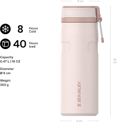 Stanley 1913 IceFlowBottle Twist Flip 0.47L - Rose Quartz - 2
