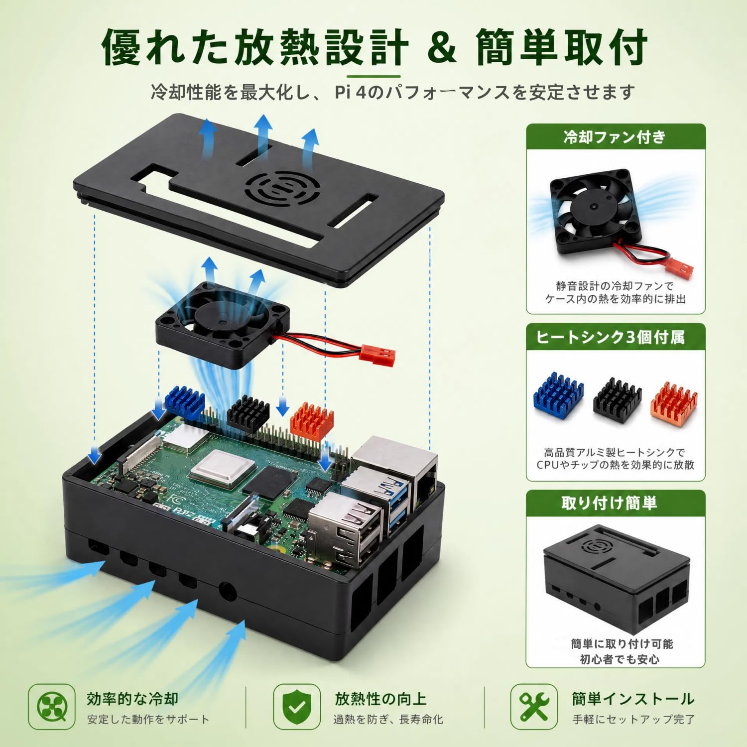 その他 Vemico Raspberry Pi 4 Model B (RAM 4GB) Amazon.co.jp: Vemico Raspberry Pi 4 Model B (RAM 4GB) with