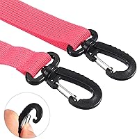 Vista 4 de PATIKIL Correa de transporte para botas de esquí, correa de transporte para botas de snowboard, correa de hombro ajustable para botas de esquí