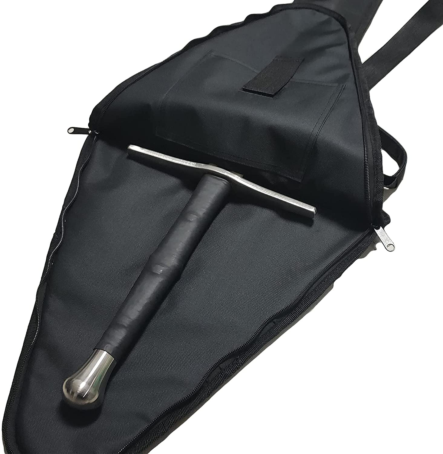 Bolsa para Espada De Esgrima, Impermeable Y Resistente Al Desgaste, Funda para Espada Portátil, Puede Llevar Casco, Longitud Total 58.26 Pulgadas (Negro)