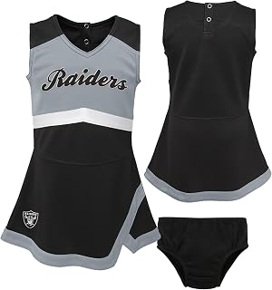 Vestido de capitán animador de la NFL para niñas pequeñas con pantalones