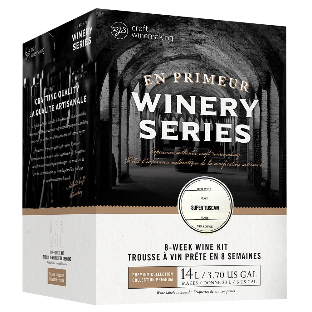 RJ Spagnols Super Tuscan with Skins En Primeur 6 Gallon Wine Kit