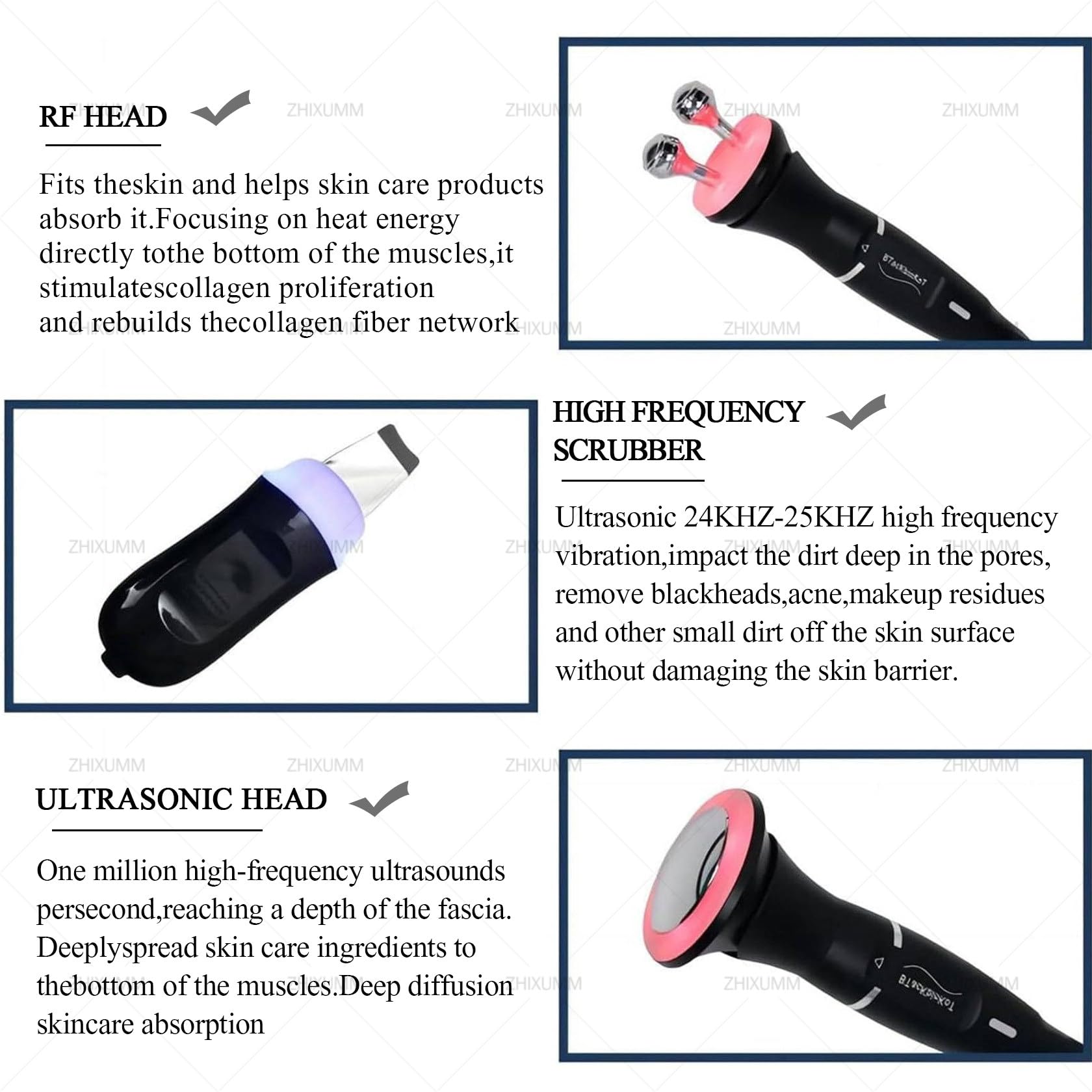 UrząDzenie Do PielęGnacji SkóRy Twarzy, Hydro Facial Machine Professional Water Oxygen Aqua Peel Machine Z NapinająCym SkóRę, Przeciwzmarszczkowym Sprayem Do Twarzy I Peelingiem Do SkóRy