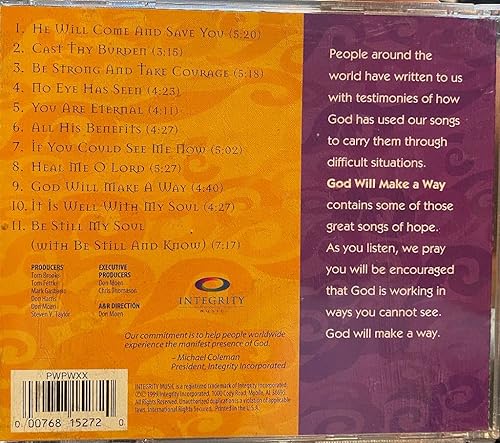 God Will Make A Way: Songs of Hope