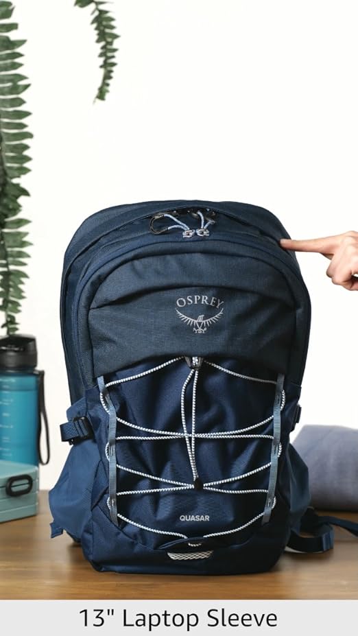 Amazon.com: Osprey Quasar Commuter Backpack, Atlas Blue/Heather