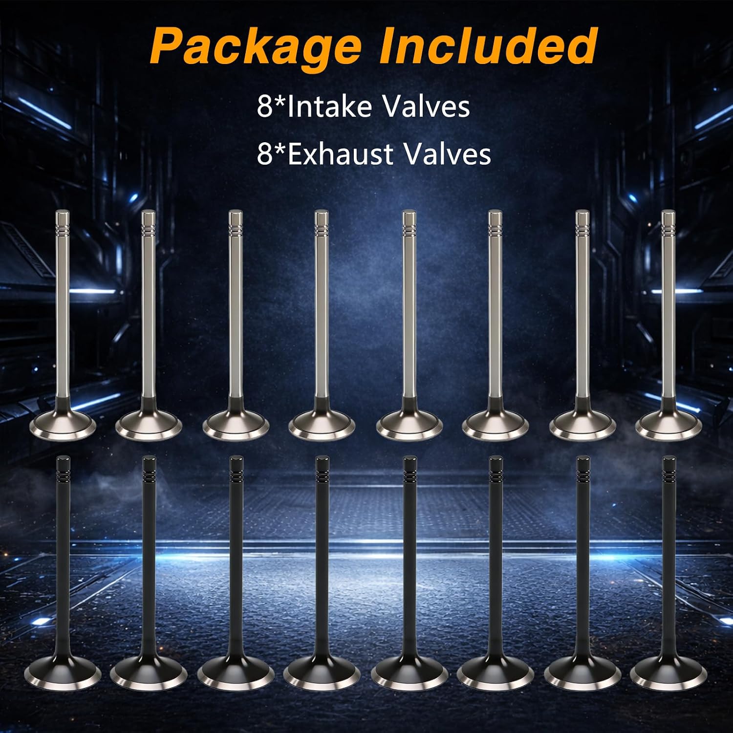 FUSCH Engine Intake Air-out Valves Compatible with GM 2.0L 2.2L 2.4L Ecotec Dohc Chevy Cavalier Cobalt Equinox HHR Captiva Sport Malibu Pontiac G5 G6 Saturn Buick Terrain Replace# 12622329 12615936