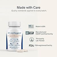 Vista 7 de Zi-Collagen - Cápsulas de colágeno marino para piel, cabello y uñas, fórmula multiingrediente con fitoceramidas, ácido hialurónico, biotina +