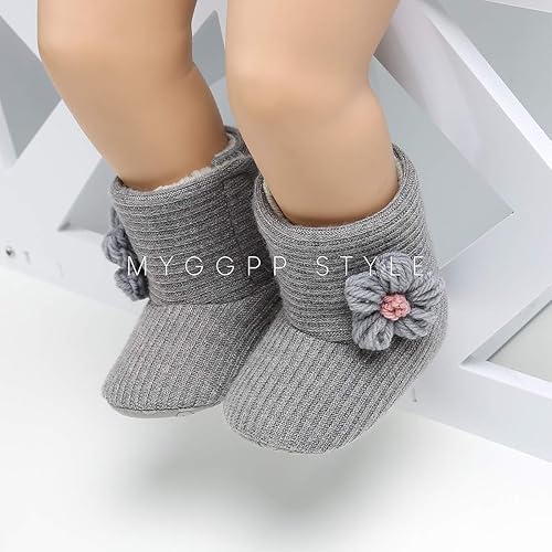 Miniatura 5 de LIVEBOX Prewalker Botas de invierno para bebés y niñas con suela antideslizante suave de alta calidad