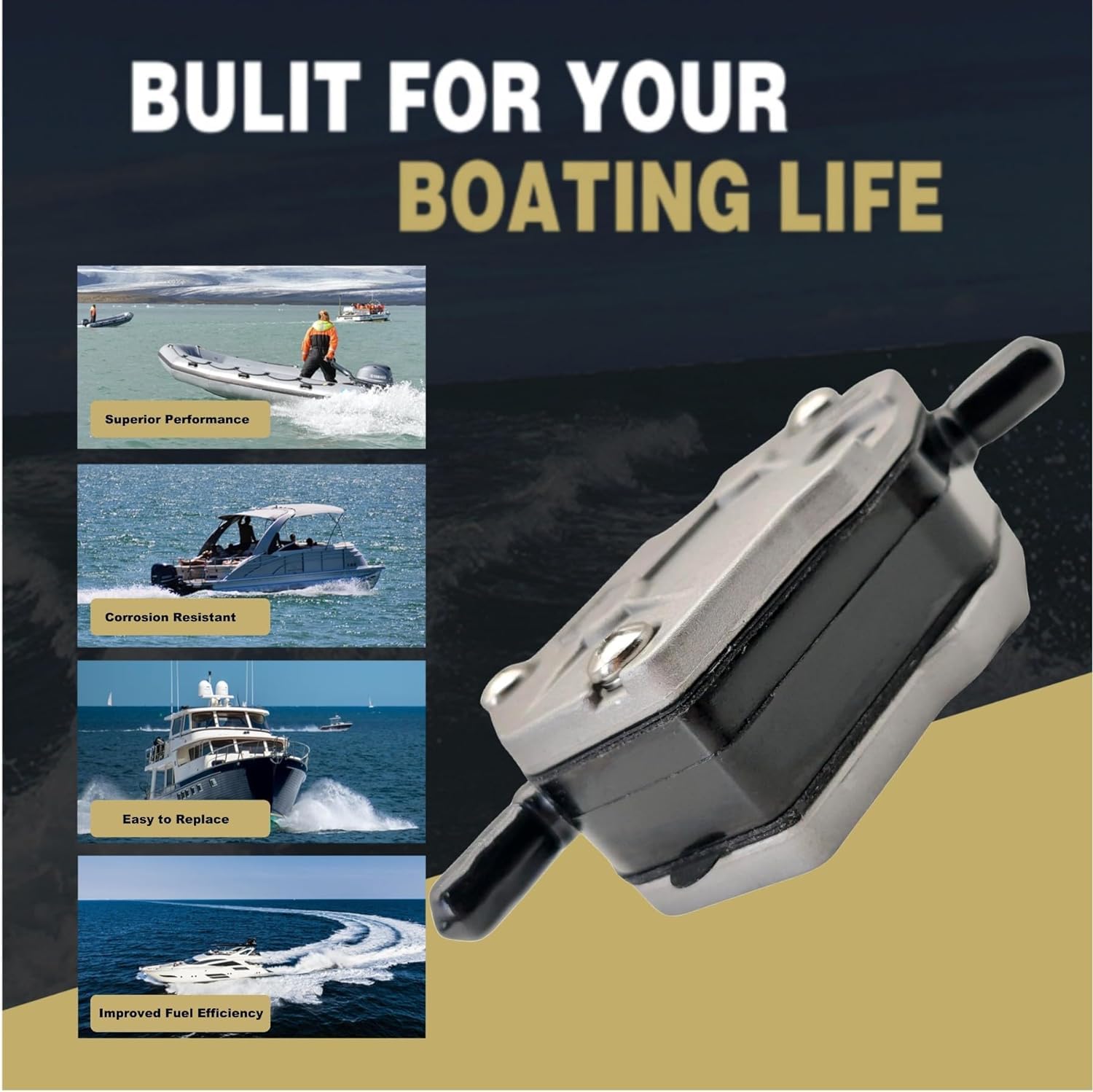 Bơm Nhiên Liệu 6A0-24410-00 692-24410-00 Cho Yamaha Tohatsu Parsun Suzuki Động Cơ Gắn Ngoài 20HP - Foto 2