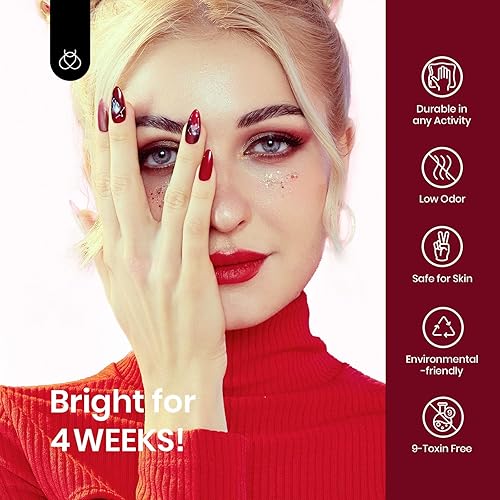 Miniatura 243 de Beetles - Esmalte de uñas en gel de 0.5 onzas fluidas (15ml), curado con lámpara LED, extracción por remojo, para arte de uñas, estética