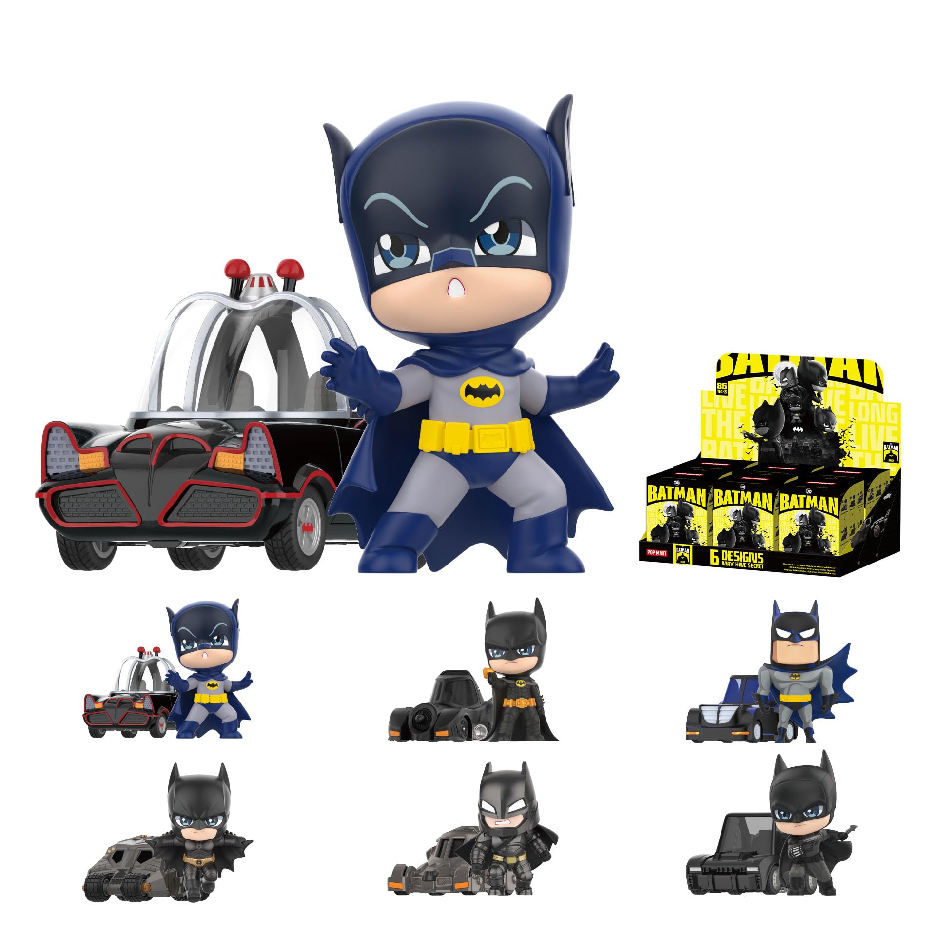 Amazon.co.jp: POP MART DCバットマン 85周年記念シリーズ フィギュア 