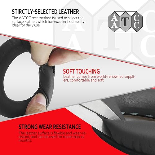 Vista 39 de Krone Kalpasmos - Almohadillas de repuesto de alta calidad para auriculares Bose, compatible con Bose QuietComfort 35 ii /QC35 /QC25 /QC2 /QC15 /Ae2