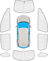 Vista 131 de KMF - Parasol de repuesto para parabrisas, cubierta para ventana lateral y trasera, cubierta protectora para visor, para campamento, bebé, bloqueo