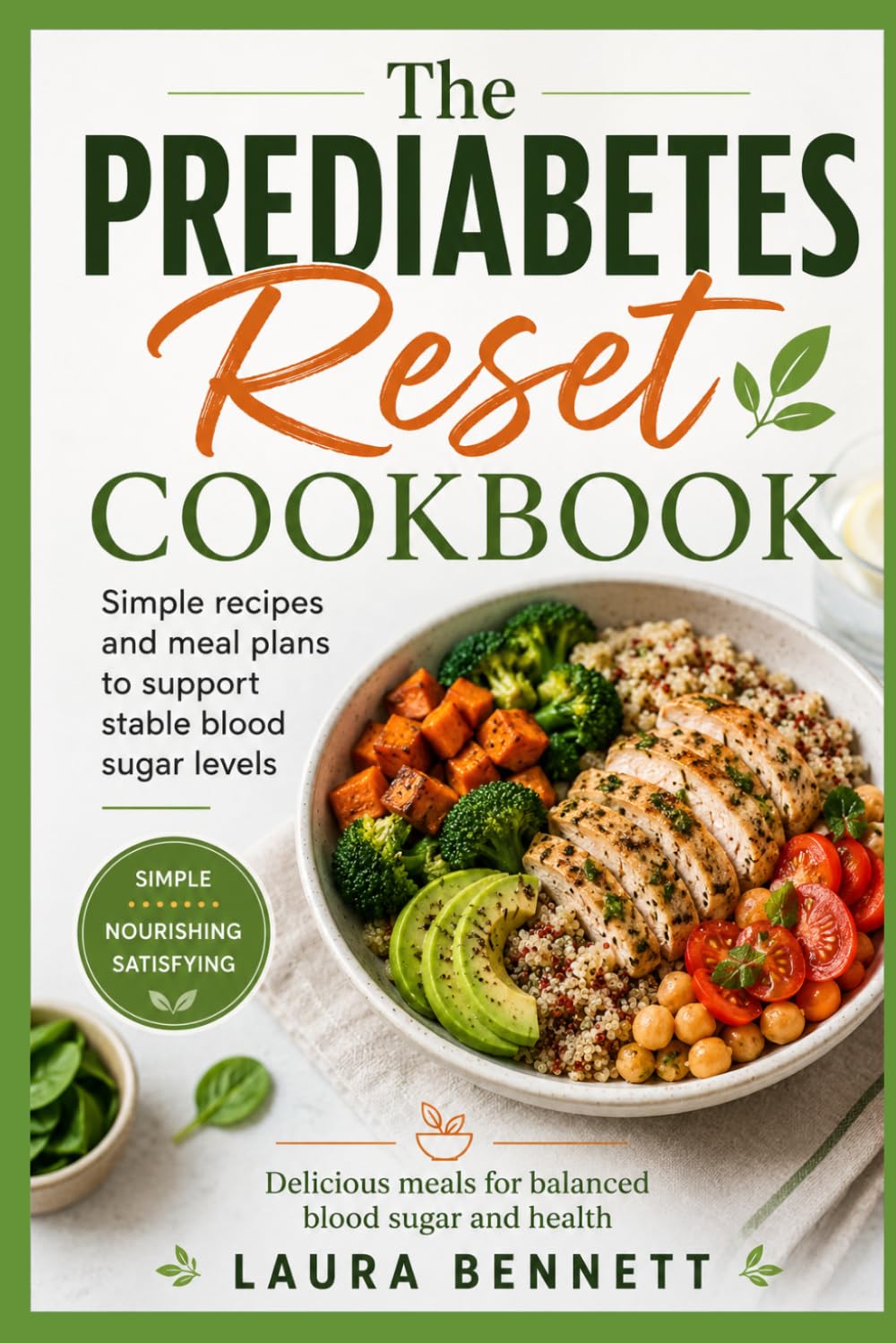 The Prediabetes Reset Cookbook: Simple recipes and meal plans to support stable blood sugar levels (graceful eating)