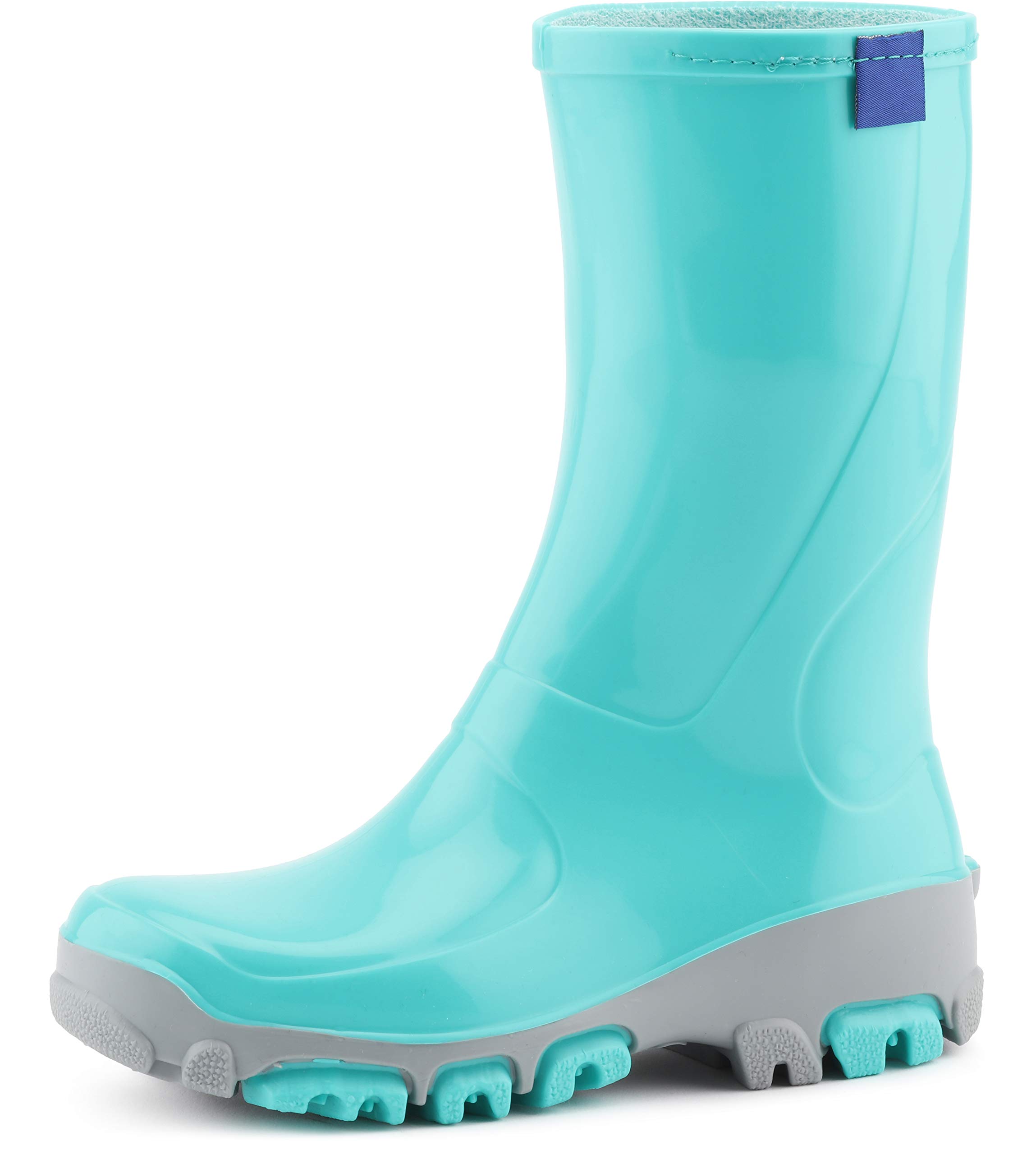 Ladeheid Gummistiefel Kinder Bequeme und wasserdichte Regenschuhe für Jungen und Mädchen LARB015