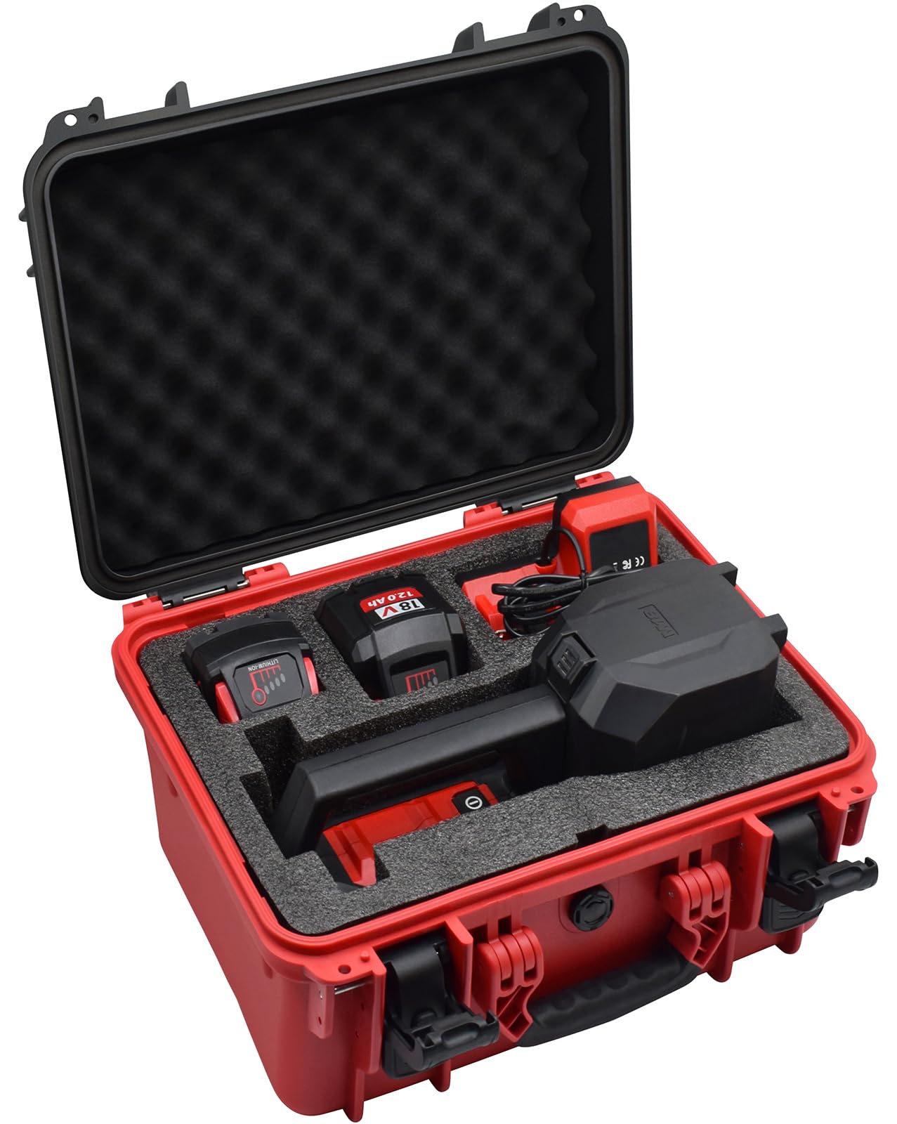 Storage Case for Milwaukee 2771-20 M18 Transfer Pump, Hard Case with Custom Foam Insert, Fits M18 Transfer Pump, Battery & Charger - Durable Protective Box for Milwaukee Tools (CASE ONLY) ( Slightly Used)