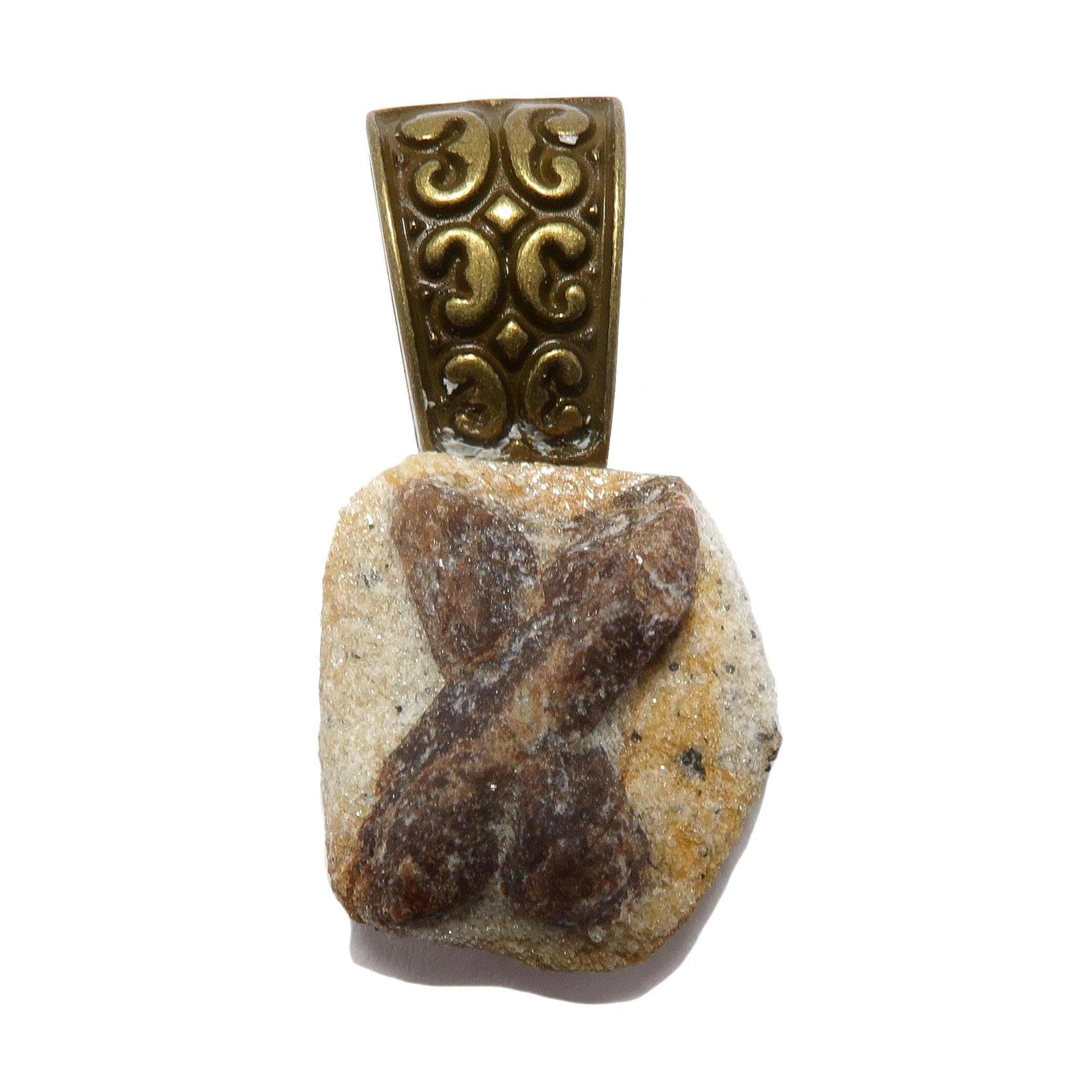 Satin Crystals Staurolite Pendant Cross Rare Crystal Gemstone