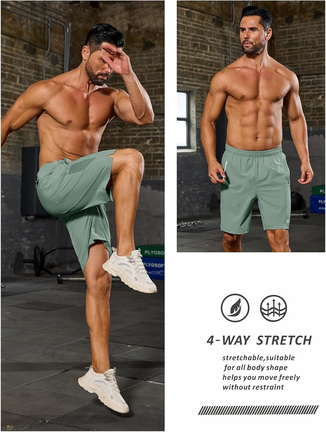 NORTHYARD Men's Running Athletic Shorts 5"/ 7"/ 9" Workout Gym Short Tennis Quick Dry Active Sport Hiking Basketball - Image 4