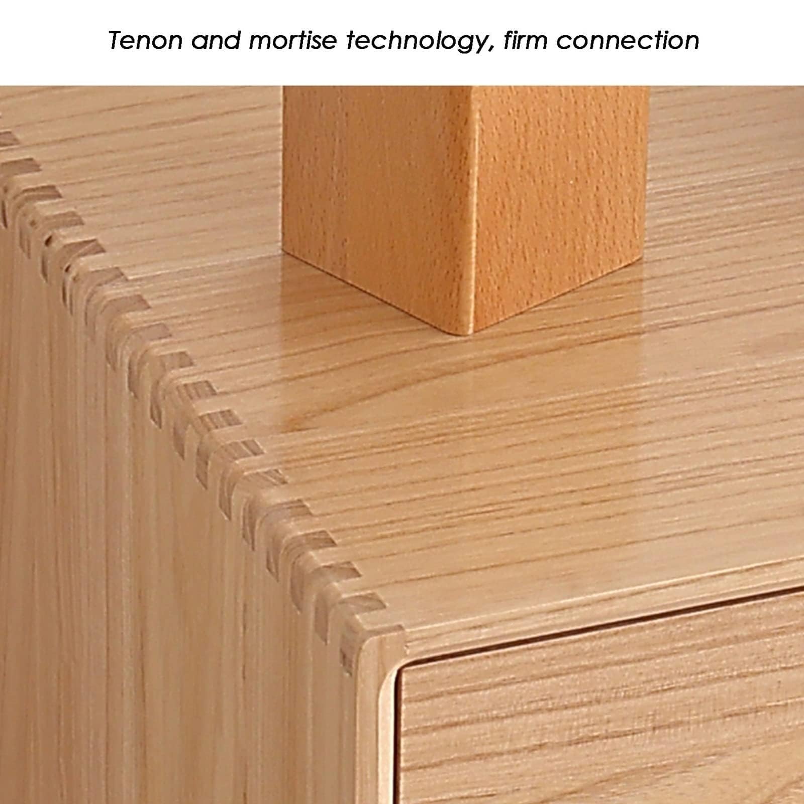 Armadietto in legno massello naturale con chiusura a chiave, cassettiera rustica e scrivania da ufficio con 1 cassetto, soluzione creativa per la scuola a casa