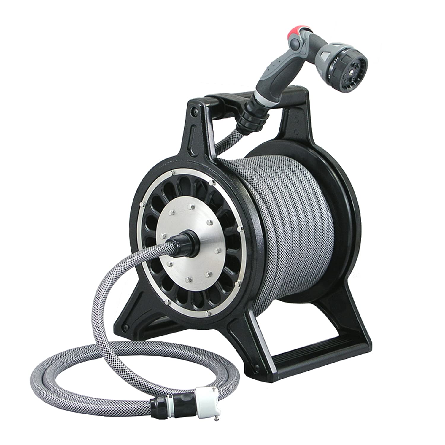 三洋化成 ブロッサリール ブラック 20m DR4-SN20 Amazon | 三洋化成 ブロッサリール 12mmネットホース 20m ブラック DR4